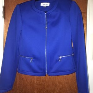 Blue Calvin Klein jacket
